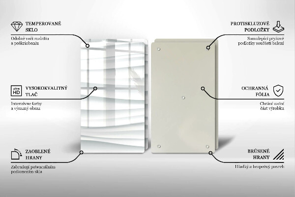 Osłona ściany przy kuchence gazowej Nowoczesna struktura