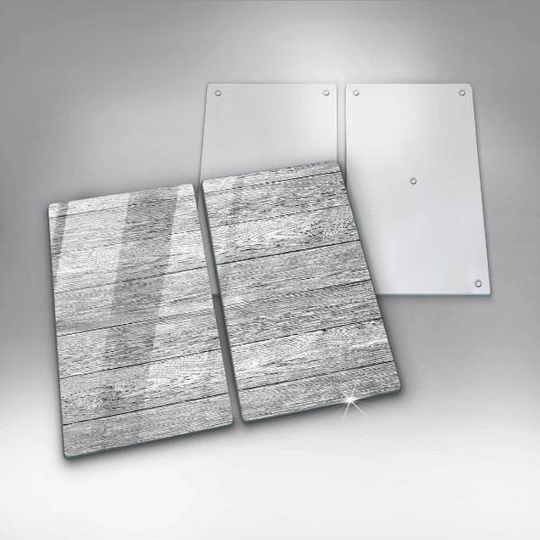 Osłona ściany przy kuchence gazowej Drewno stare deski