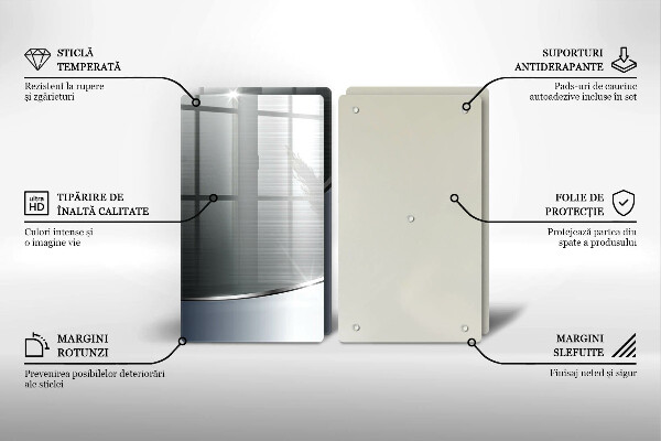 Osłona ściany przy kuchence gazowej Wzór metalowa abstrakcja