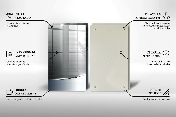 Osłona ściany przy kuchence gazowej Wzór metalowa abstrakcja