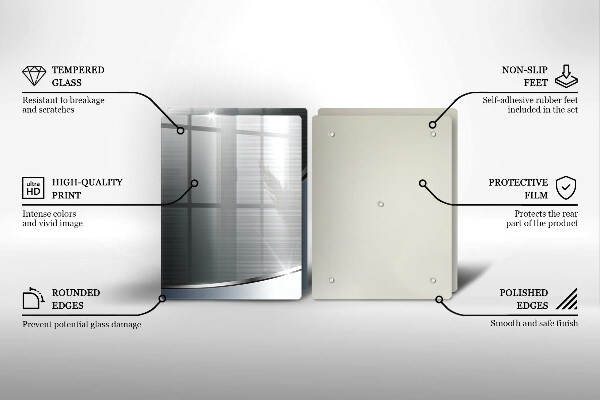 Osłona ściany przy kuchence gazowej Wzór metalowa abstrakcja