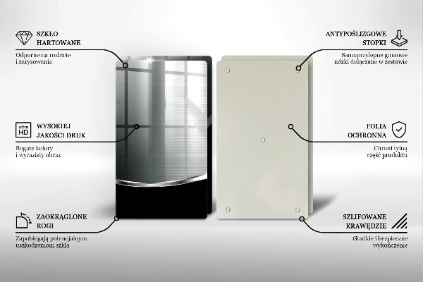 Osłona ściany przy kuchence gazowej Abstrakcja z metalem