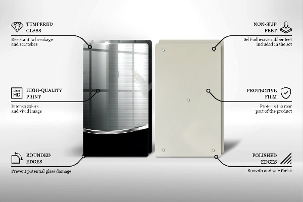 Osłona ściany przy kuchence gazowej Abstrakcja z metalem