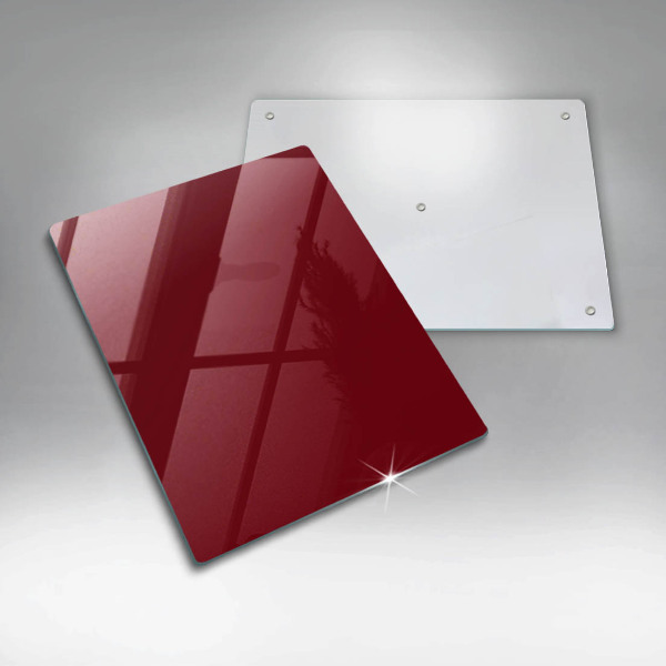 Osłona na ścianę w kuchni Kolor burgundowy