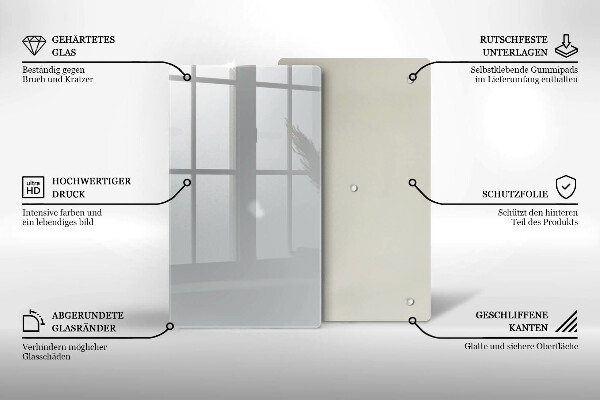 Osłona na ścianę w kuchni Kolor szary