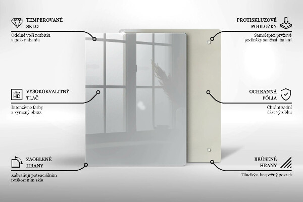 Osłona na ścianę w kuchni Kolor szary