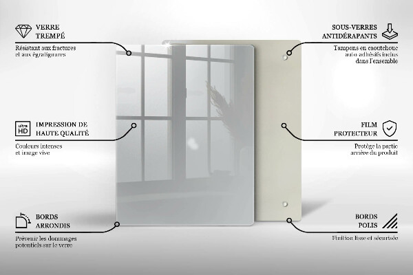 Osłona na ścianę w kuchni Kolor szary