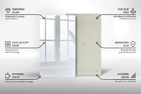 Osłona na ścianę w kuchni Kolor biały