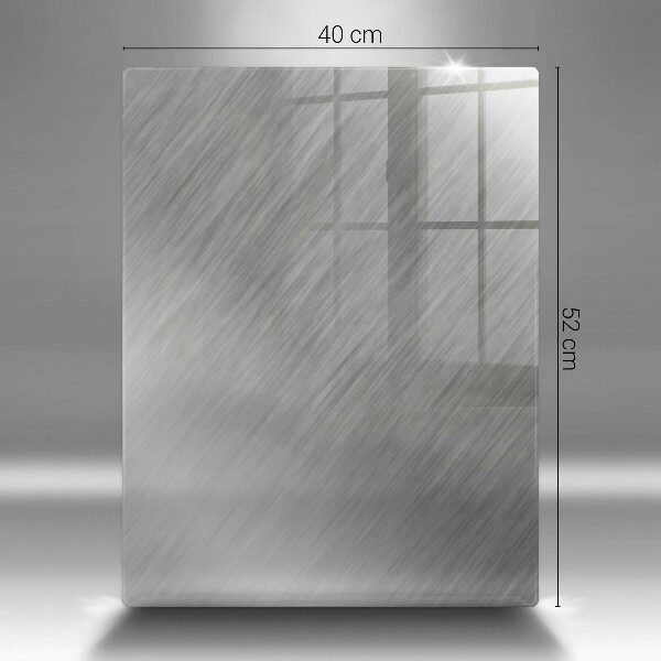 Osłona ściany przy kuchence gazowej Tło tekstura metal