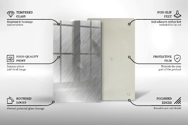 Osłona ściany przy kuchence gazowej Tło tekstura metal