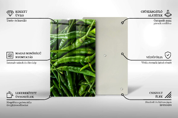 Płyta ochronna na indukcję Strączki groszek
