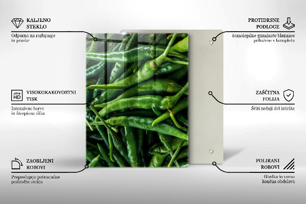 Płyta ochronna na indukcję Strączki groszek