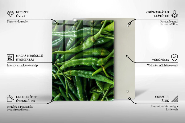 Płyta ochronna na indukcję Strączki groszek