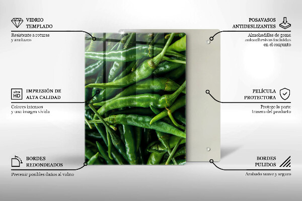 Płyta ochronna na indukcję Strączki groszek