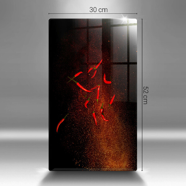 Płyta ochronna na indukcję Ostre papryczki chili