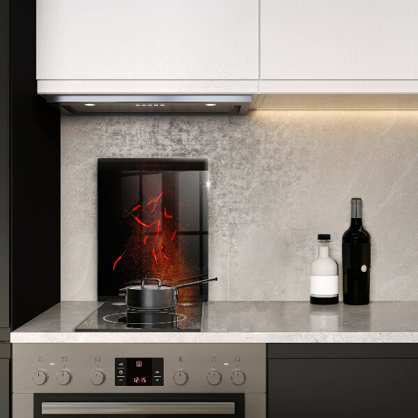 Płyta ochronna na indukcję Ostre papryczki chili