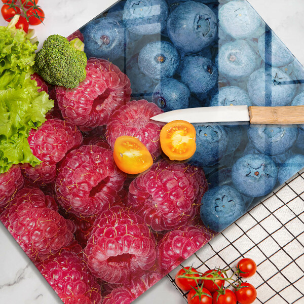 Osłona ściany przy kuchence gazowej Owoce maliny i borówki