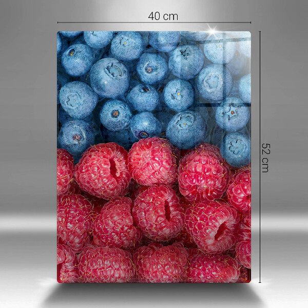 Osłona ściany przy kuchence gazowej Owoce maliny i borówki