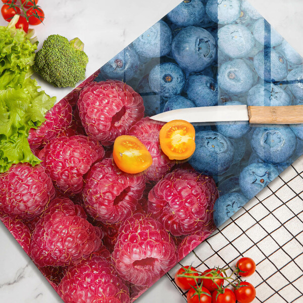 Osłona ściany przy kuchence gazowej Owoce maliny i borówki