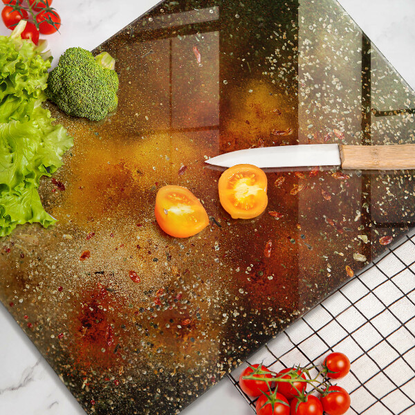 Osłona na ścianę w kuchni Kolorowe przyprawy