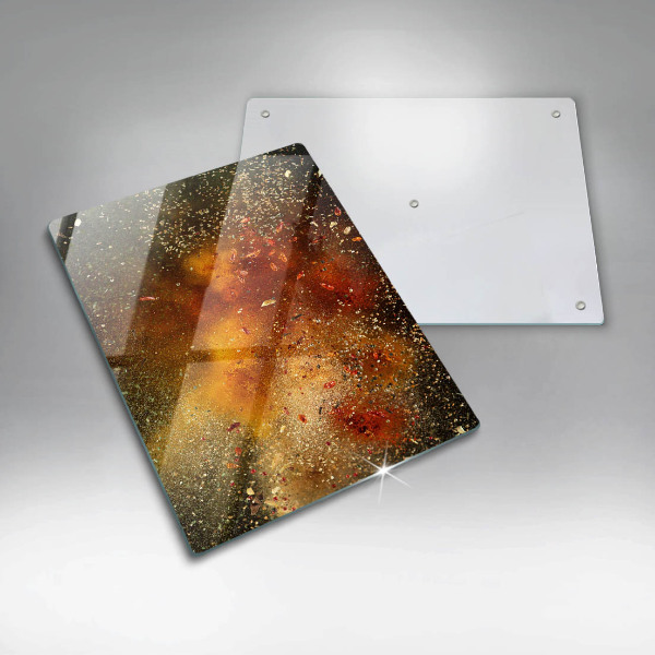 Osłona na ścianę w kuchni Kolorowe przyprawy