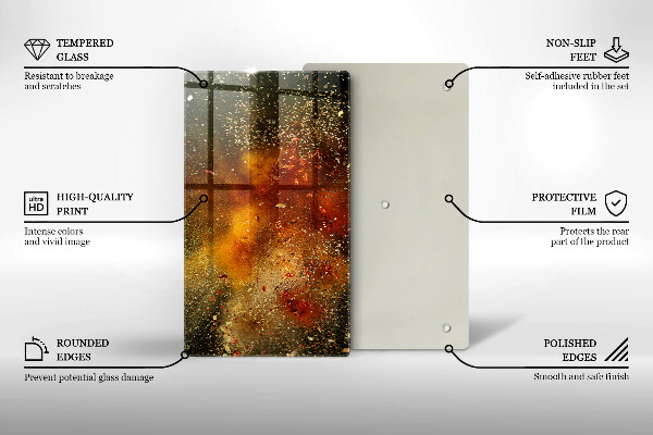 Osłona na ścianę w kuchni Kolorowe przyprawy