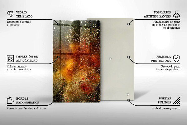 Osłona na ścianę w kuchni Kolorowe przyprawy