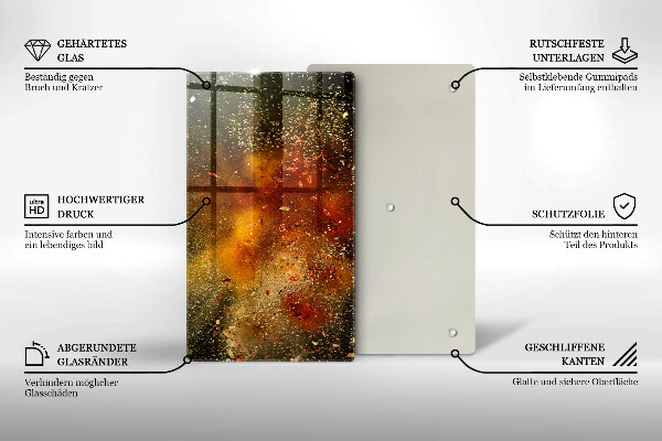 Osłona na ścianę w kuchni Kolorowe przyprawy