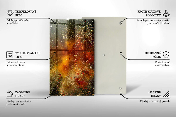 Osłona na ścianę w kuchni Kolorowe przyprawy