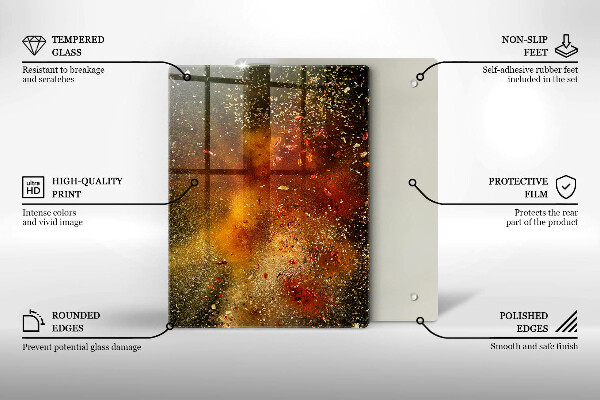 Osłona na ścianę w kuchni Kolorowe przyprawy