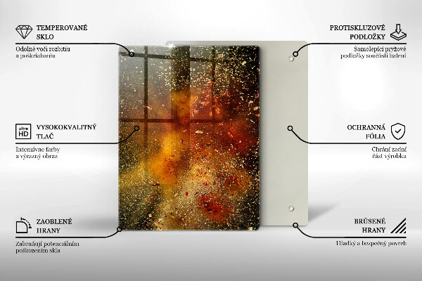 Osłona na ścianę w kuchni Kolorowe przyprawy