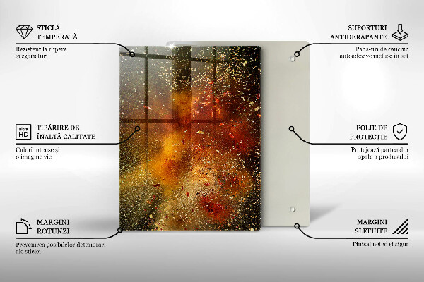 Osłona na ścianę w kuchni Kolorowe przyprawy