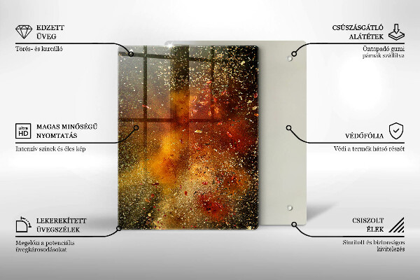 Osłona na ścianę w kuchni Kolorowe przyprawy
