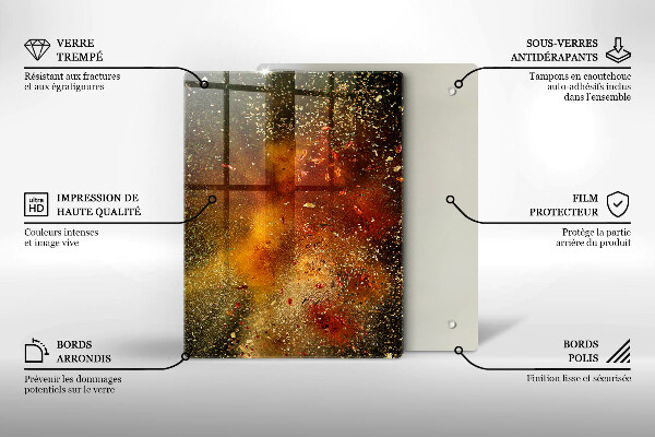 Osłona na ścianę w kuchni Kolorowe przyprawy