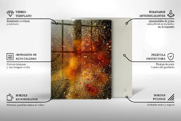 Osłona na ścianę w kuchni Kolorowe przyprawy