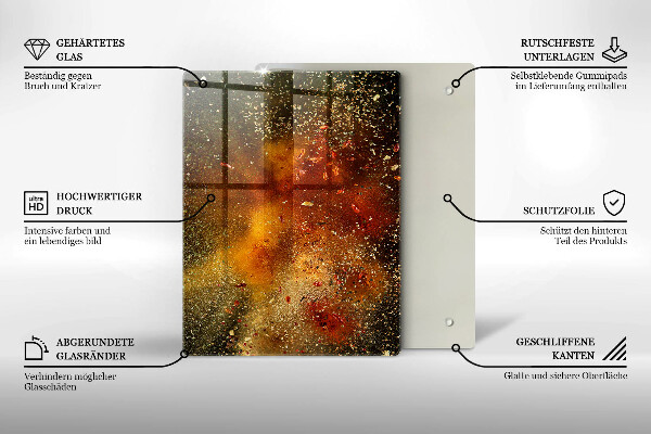 Osłona na ścianę w kuchni Kolorowe przyprawy