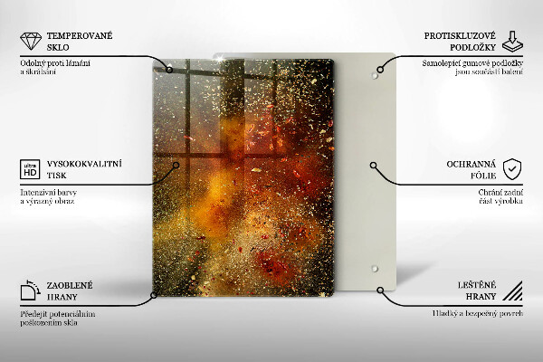 Osłona na ścianę w kuchni Kolorowe przyprawy