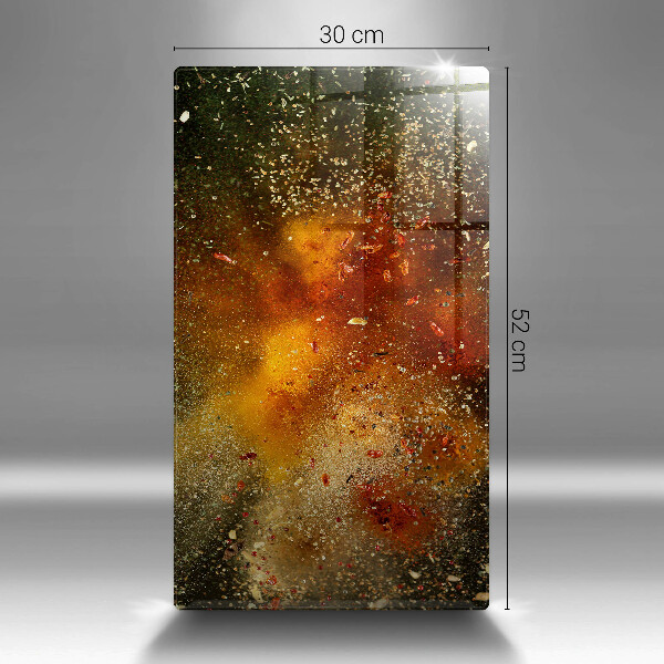 Osłona na ścianę w kuchni Kolorowe przyprawy