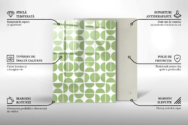 Osłona ściany przy kuchence gazowej Wzór boho kształty