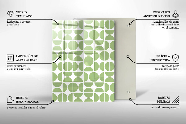 Osłona ściany przy kuchence gazowej Wzór boho kształty