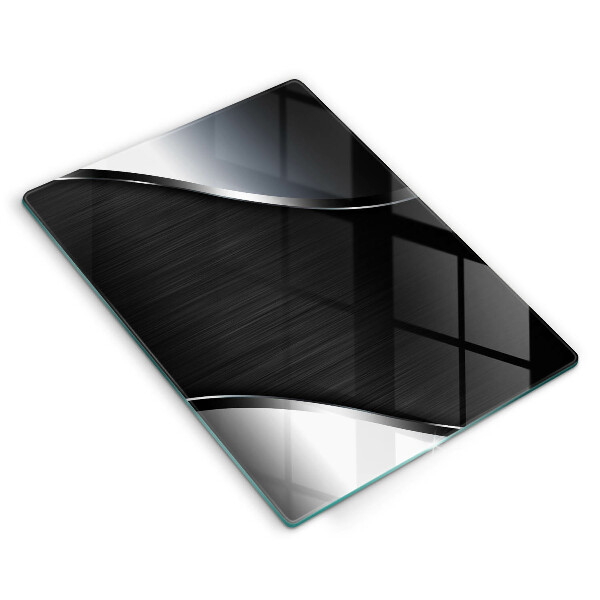 Osłona do kuchni na ścianę Metalowa abstrakcja