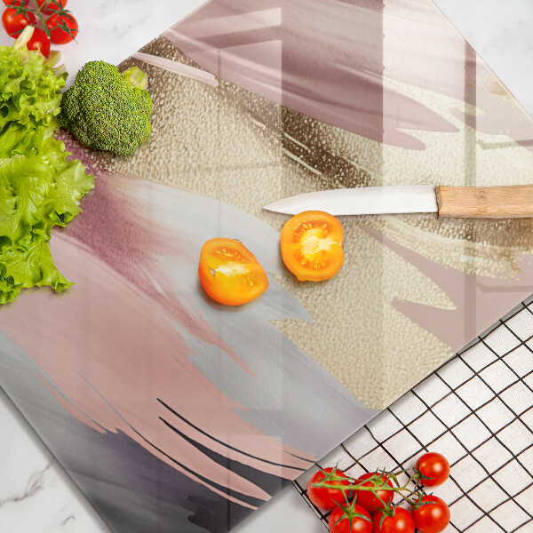 Osłona na ścianę w kuchni Pastelowe plamy