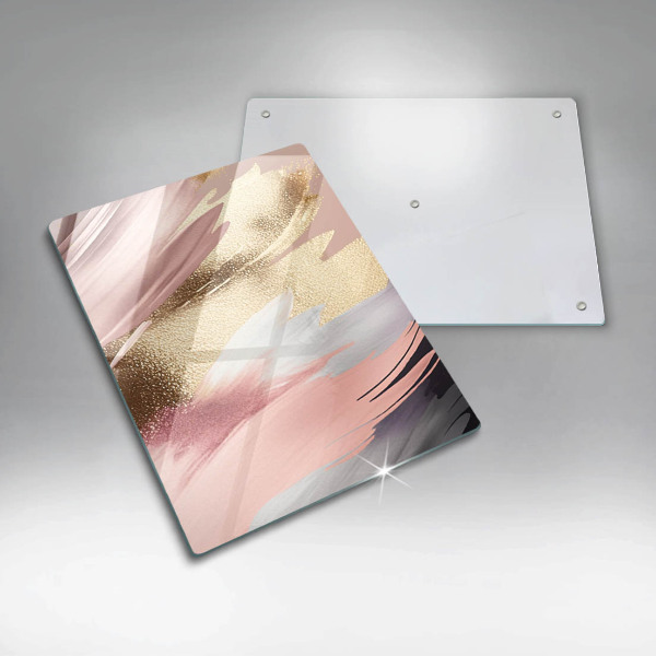 Osłona na ścianę w kuchni Pastelowe plamy