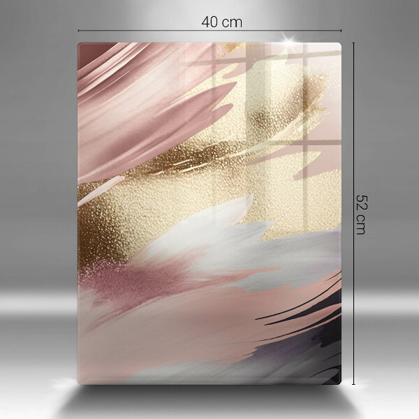 Osłona na ścianę w kuchni Pastelowe plamy