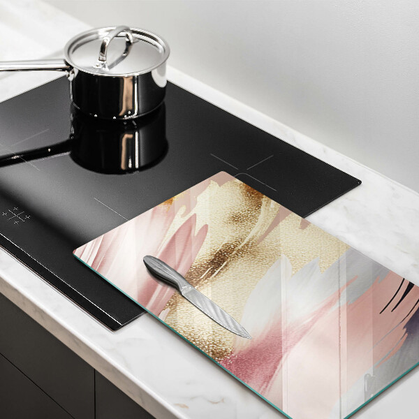 Osłona na ścianę w kuchni Pastelowe plamy