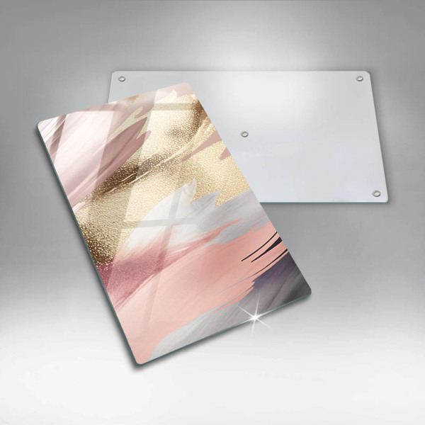 Osłona na ścianę w kuchni Pastelowe plamy