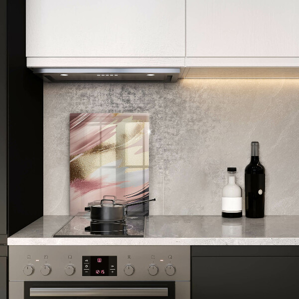 Osłona na ścianę w kuchni Pastelowe plamy