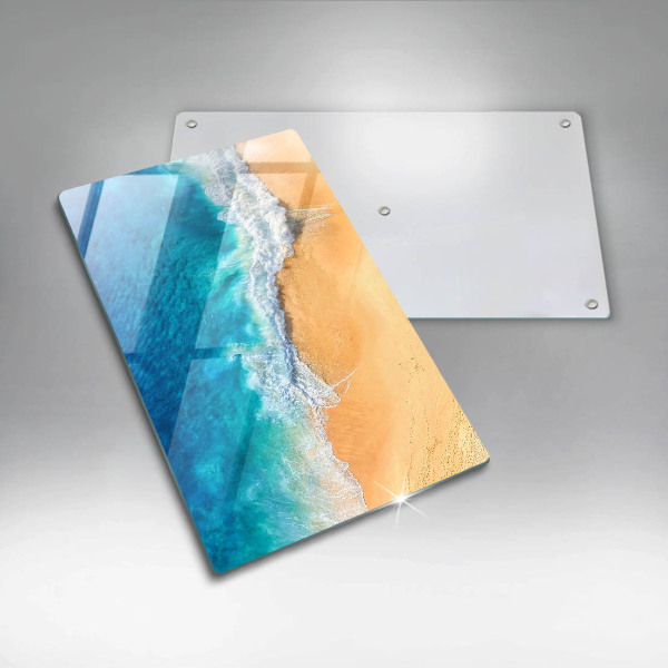 Osłona na ścianę w kuchni Plaża i morze