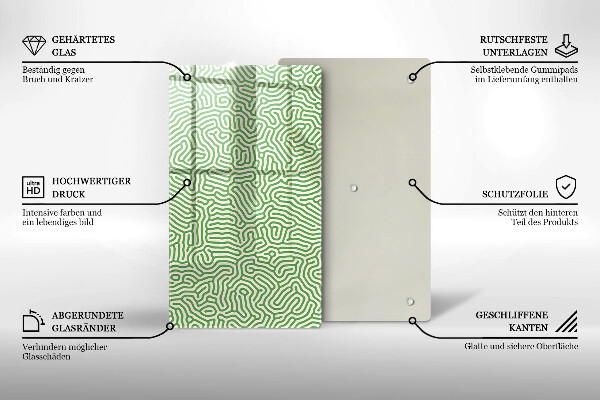 Osłona ściany przy kuchence gazowej Abstrakcja linie