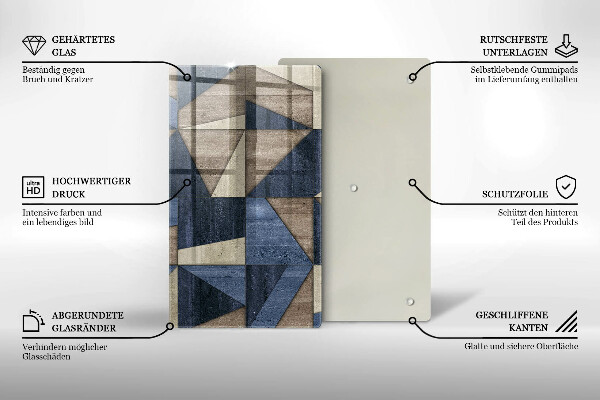 Płyta ochronna na indukcję Abstrakcja geometryczna